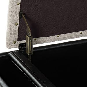 Descalzadora, Metal Poliéster, Color Beige y Negro, Diseño Vintage Retro - Imagen 5