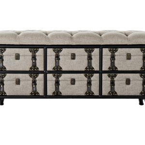 Descalzadora, Metal Poliéster, Color Beige y Negro, Diseño Vintage Retro - Imagen 6