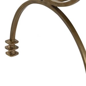 Descalzadora, Pie Metal, Color Verde Musgo, Diseño Vintage Retro - Imagen 4