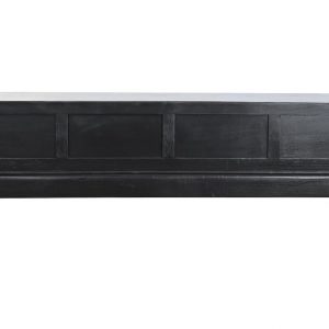 Descalzador, Pie de Cama, Banquete, Madera Olmo Tallado, 4 Cajones - Imagen 8