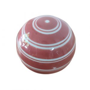 3 Bolas Decorativas, Cerámica, Hogar Mesa, Color Blanco Marrón - Imagen 6