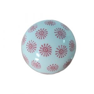 3 Bolas Decorativas, Cerámica, Hogar Mesa, Color Blanco Marrón - Imagen 8