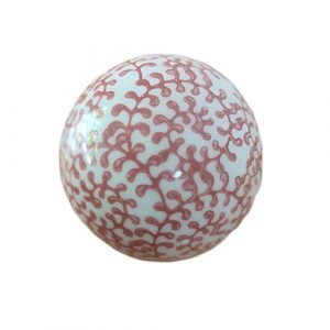 3 Bolas Decorativas, Cerámica, Hogar Mesa, Color Blanco Marrón - Imagen 11