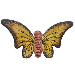 2 Mariposas Cerámica, Decoración Pared, Handmade Nuevo - Imagen 2