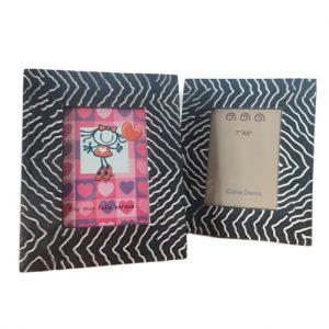 2 Portafotos Portaretratos Decoración, Madera con Soporte de Pie - Imagen 1