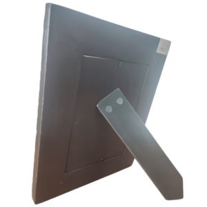 2 Portafotos Portaretratos Decoración, Madera con Soporte de Pie - Imagen 4