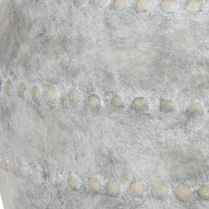 Jarron de Terracota, Acabado Envejecido, Gris Claro - Imagen 2