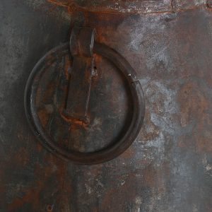 Anfora de Hierro, Acabado Oxido, color Marrón Oscuro - Imagen 2