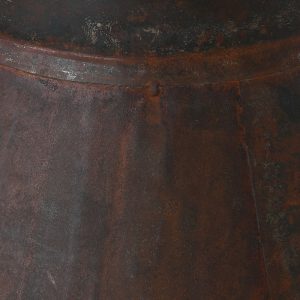 Anfora de Hierro, Acabado Oxido, color Marrón Oscuro - Imagen 4