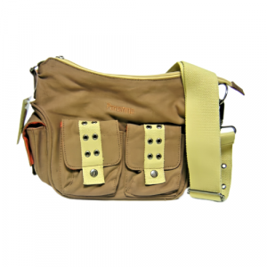 Bolso Diseño Mano Colgar, Marca Perenne, Marrón Olive Naranja - Imagen 2