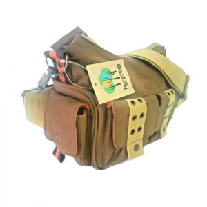 Bolso Diseño Mano Colgar, Marca Perenne, Marrón Olive Naranja - Imagen 3