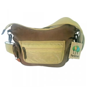 Bolso Diseño Mano Colgar, Marca Perenne, Marrón Olive Naranja - Imagen 4