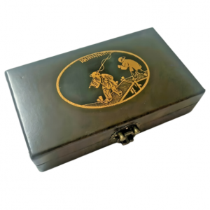 Juego Dama, Caja Decoración, Hecha a mano de madera, plegable - Imagen 2