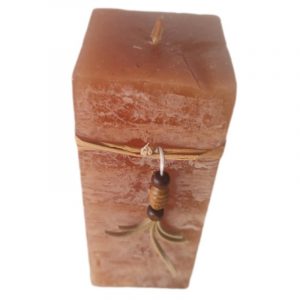 Tres Velas Rectangulares Decorativas y Aromáticas, Color Marrón - Imagen 2