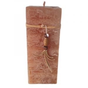 Tres Velas Rectangulares Decorativas y Aromáticas, Color Marrón - Imagen 3